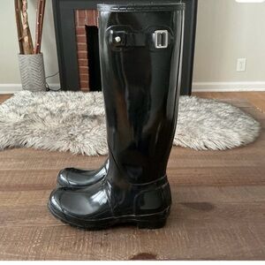 Hunter Black Women's Winter & Rain Boots